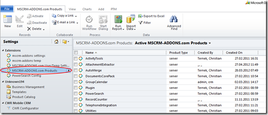 MSCRM-ADDONS.com Products